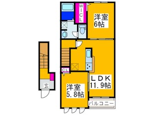 シエル・エトワールの物件間取画像